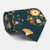 ファンタジー花柄 ネクタイ (ロール)