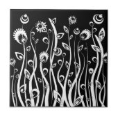 ファンタジー花 タイル (正面)