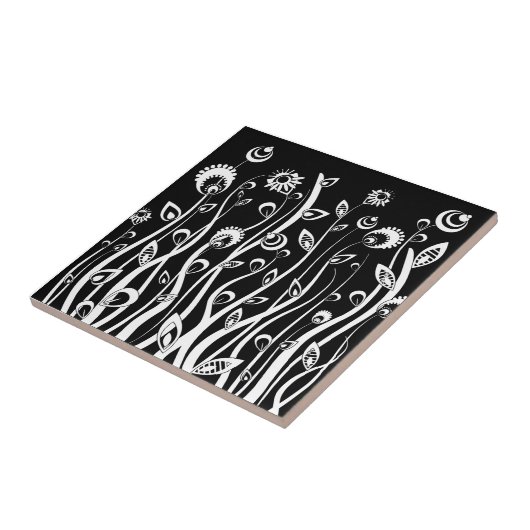 ファンタジー花 タイル (側面)