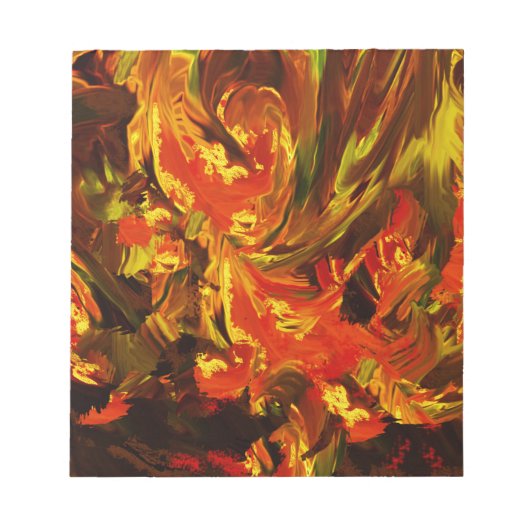 ファンタジー花 ノートパッド (正面)