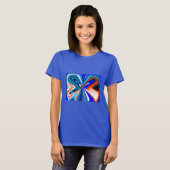 ファンタジー花 Tシャツ (正面フル)