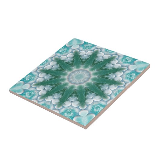 ファンタジー芸術的幾何学的シースターバスルーム用タイル タイル (側面)