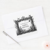 ファンタジー蔵書票シール スクエアシール (封筒)