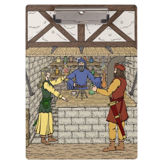 ファンタジー薬品店 クリップボード (正面)