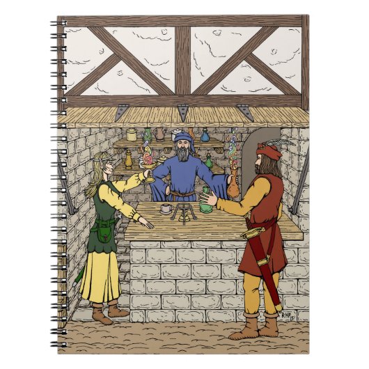 ファンタジー薬品店 ノートブック (正面)