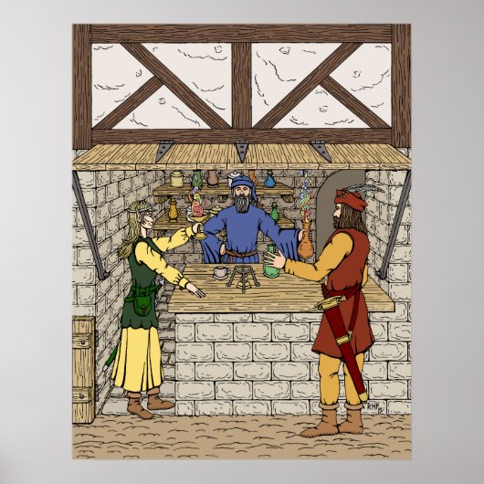 ファンタジー薬品店 ポスター (正面)