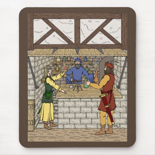 ファンタジー薬品店 マウスパッド (正面)