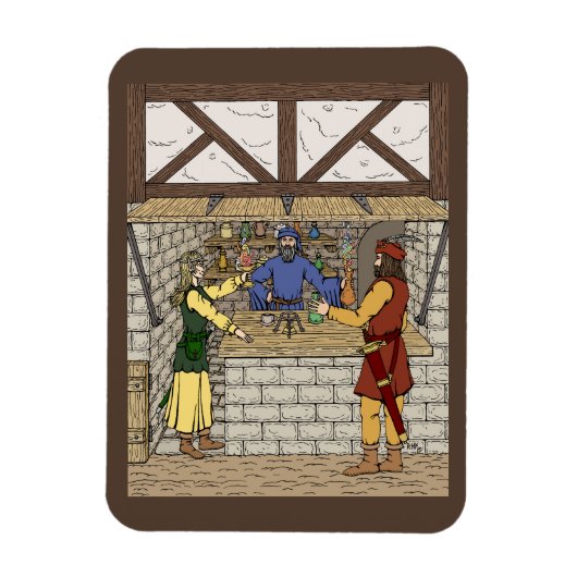 ファンタジー薬品店 マグネット (縦)