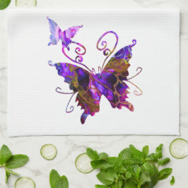 ファンタジー蝶 キッチンタオル