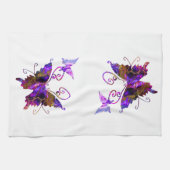 ファンタジー蝶 キッチンタオル (横)