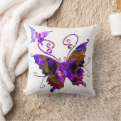 ファンタジー蝶 クッション (ブランケット)