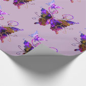 ファンタジー蝶 ラッピングペーパー (角)