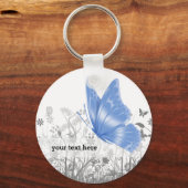 ファンタジー蝶*背景色の選択 キーホルダー (正面)