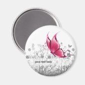 ファンタジー蝶*背景色の選択 マグネット (正面/裏面)