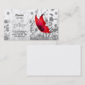 ファンタジー蝶*背景色の選択 名刺 (正面/裏面)