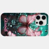 ファンタジー蝶iPhone / iPadケース Case-Mate iPhoneケース (裏面 (横))