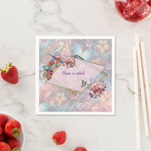 ファンタジー表現は自然の喜び。 スタンダードカクテルナプキン (インサイチュ)