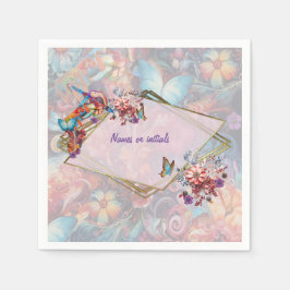 ファンタジー表現は自然の喜び。 スタンダードカクテルナプキン