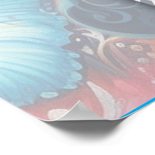 ファンタジー表現は自然の喜び。 ポスター (角)