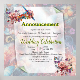 ファンタジー表現は自然の喜び。 ポスター