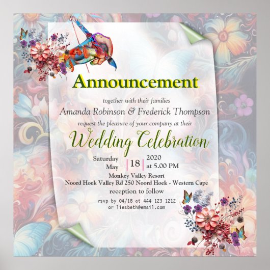 ファンタジー表現は自然の喜び。 ポスター (正面)