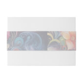 ファンタジー表現は自然の喜び。 招待状ベリーバンド (裏面例)