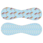 ファンタジー誕生日ユニコーンレインボー&クラウド ソフトボール (パネル)