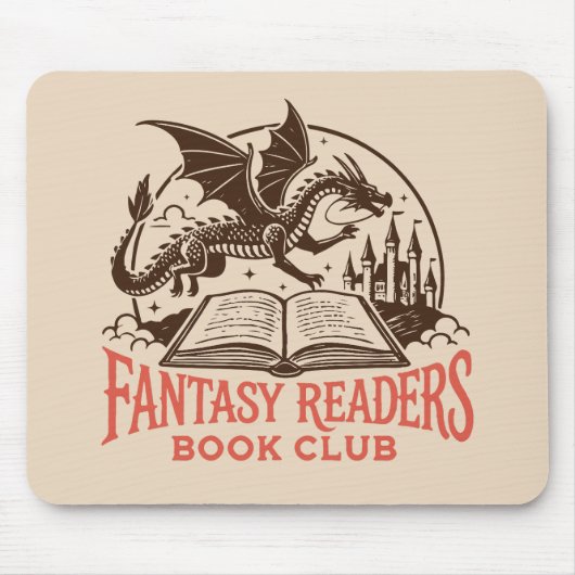 ファンタジー読書会 マウスパッド (正面)