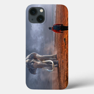 ファンタジー象と男 iPhone 13ケース