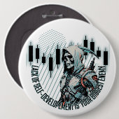 ファンタジー貿易デザイン | 動機 | 最大の敵 缶バッジ (正面&裏面)