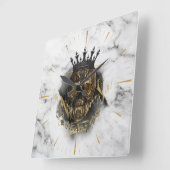 ファンタジー貿易デザイン | 暗号Btc | 肯定 スクエア壁時計 (傾斜)