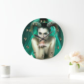 ファンタジー遊トランプのポーカー ラージ壁時計 (ホーム)