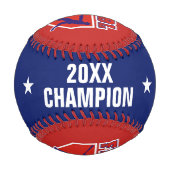 ファンタジー野球リーグ優勝 野球ボール (正面)