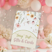 ファンタジー野草妖精の最初のギフトペデスタルサイン 台座サイン