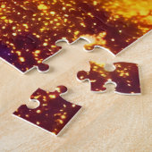 ファンタジー金ゴールドとパープルスーパーノヴァ ジグソーパズル (側面)