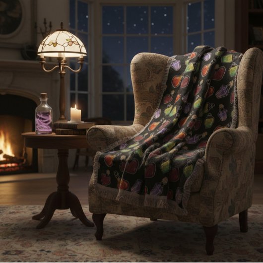 ファンタジー錬金術インスパイアブランケット スローブランケット