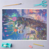 ファンタジー陸上フローラデザイン分離 薄葉紙 (クラフト)