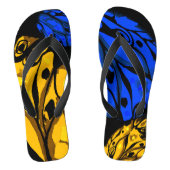 ファンタジー難解な蝶ビーチサンダル ビーチサンダル (フットベッド)