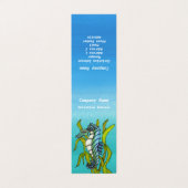 ファンタジー青い海苔 名刺 (外部フラット)