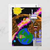 ファンタジー非表示イメージ ポストカード (正面/裏面)