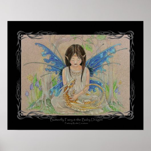 ファンタジー領域創造プリント ポスター (正面)