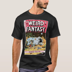 ファンタジー風変わりヴィンテージ漫画帳Tシャツ Tシャツ