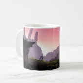 ファンタジー風景コンセプトアート マグ (正面左)
