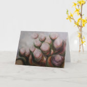 ファンタジー飛行機ノテカード カード (黄色い花)