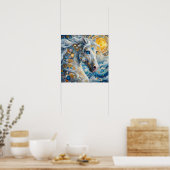 ファンタジー馬のポスター ポスター (キッチン)