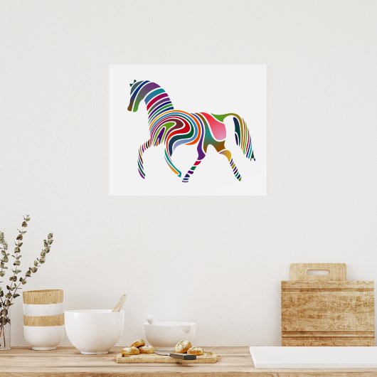 ファンタジー馬 ポスター (キッチン)