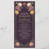 ファンタジー魅惑フローラ庭園の結婚式 プログラム (正面)