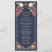 ファンタジー魅惑フローラ庭園の結婚式 プログラム (裏面)