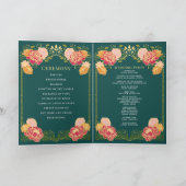 ファンタジー魅惑フローラ庭園の結婚式 プログラム (内部)