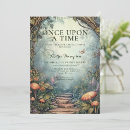 ファンタジー魅惑ブライダルシャワー 招待状